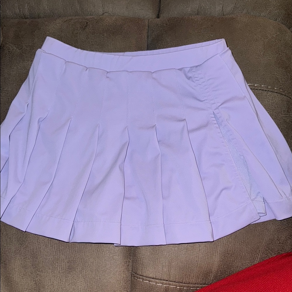 Sundae School Purple Mini Skater Skirt Athletic Pleated